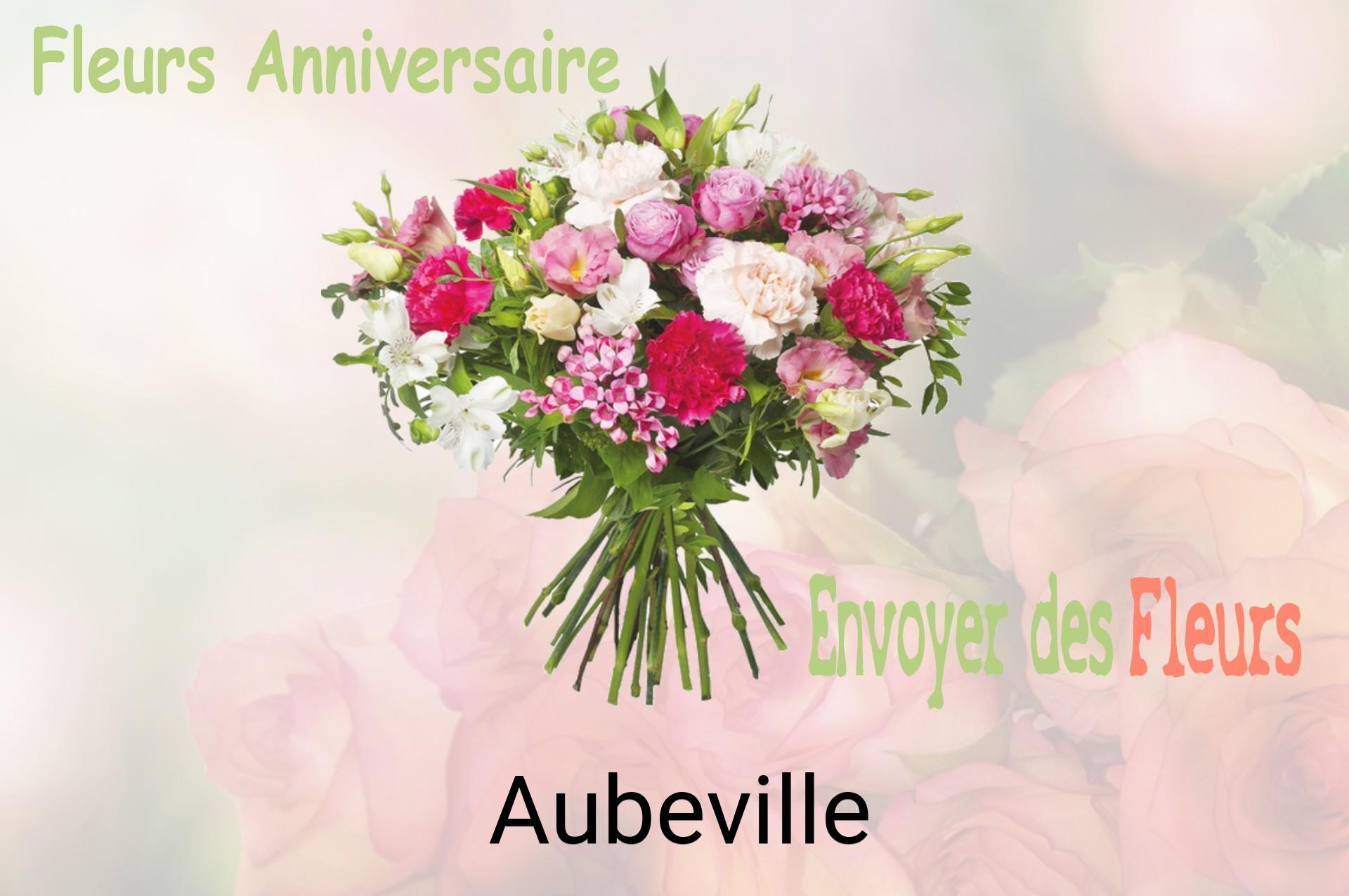 Bouquet de fleurs d’anniversaire livré à Aubeville