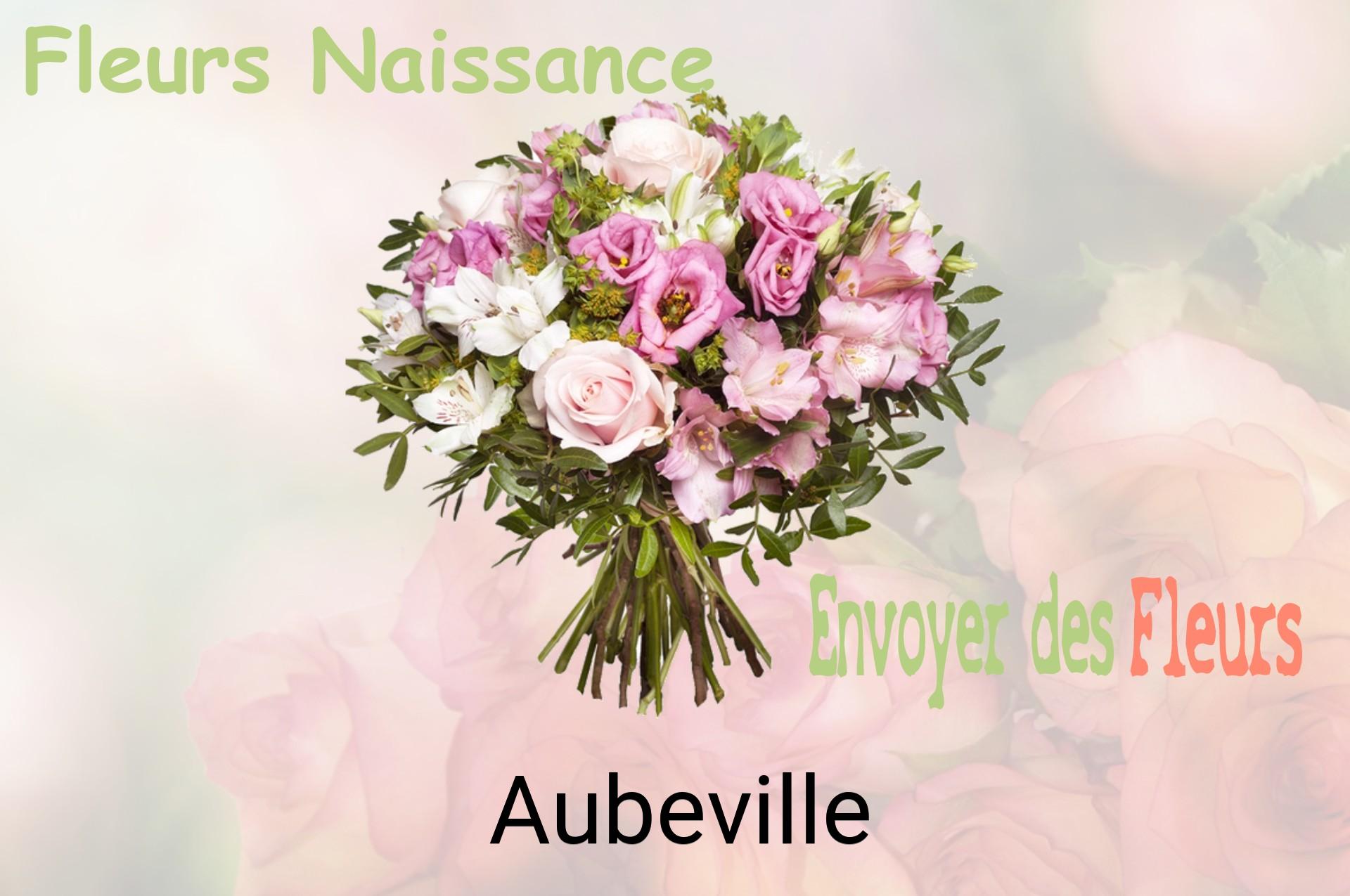 Bouquet de fleurs de naissance livré à Aubeville